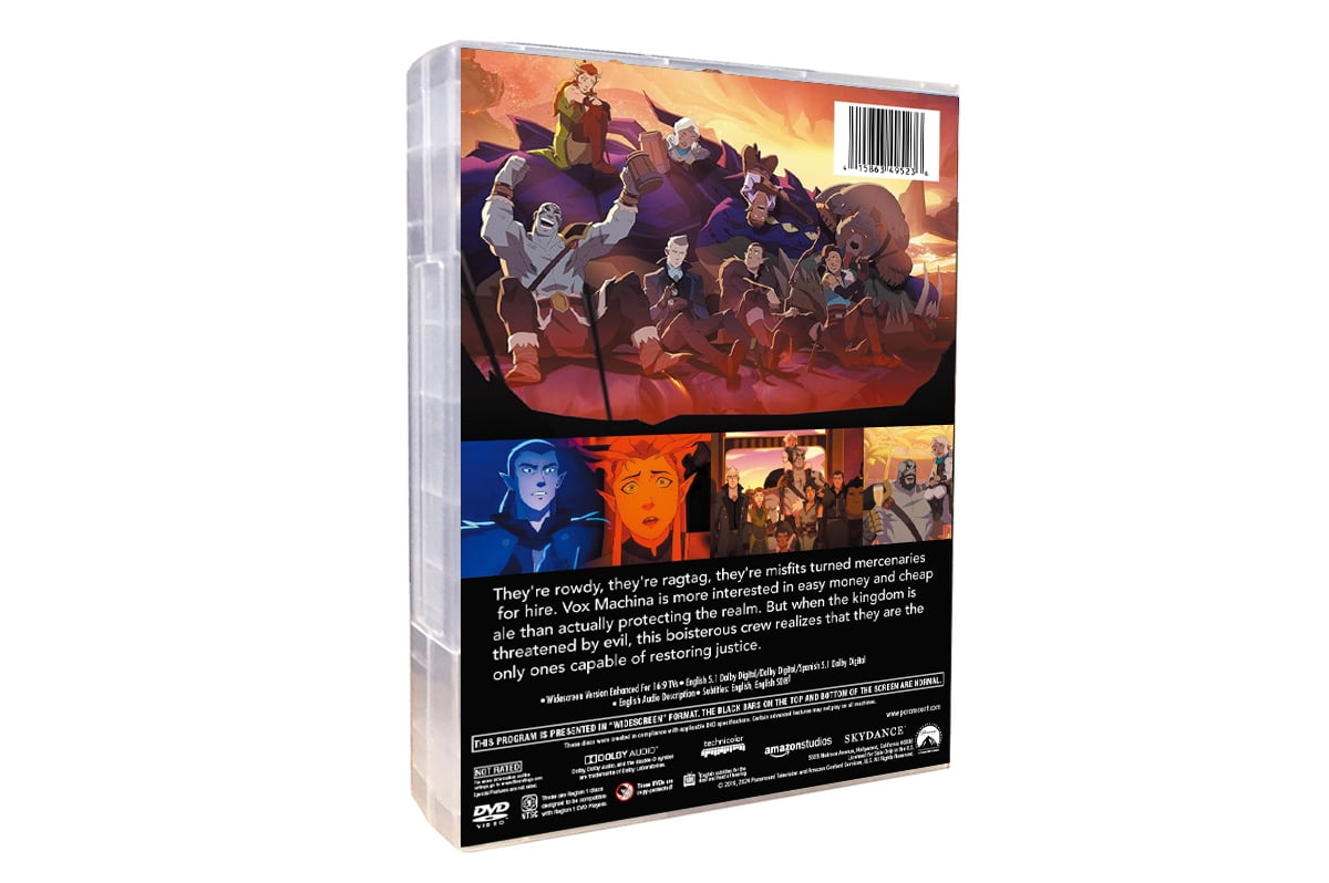 The Legend of Vox Machina Anime Series Complete Seasons 1-2 (DVD