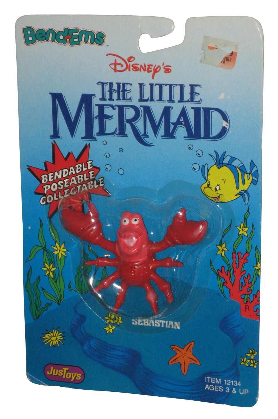 Disney The Little Mermaid Sebastian The Crab BendEms Bendable Figure