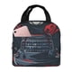 thumbnail image 1 of Easygdp Red Black Eastern Panda Warrior Bolsa Térmica Premium - Tela Oxford Impermeable, Gran Capacidad, Bolsillo Frontal, Unisex para Trabajo, Escuela, Actividades al Aire Libre y Picnics, 1 of 8