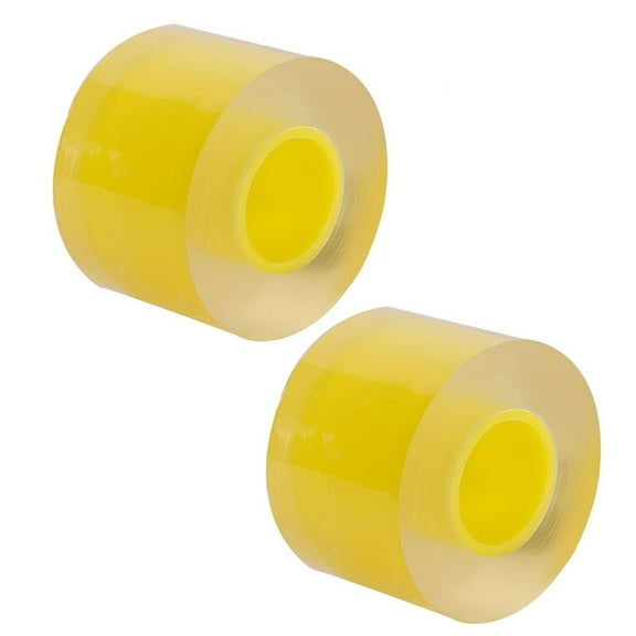 WORGEOUS  2 Rolls Jewelry Protective Film Waterproof Magnetic Tape Clear Duct Yellow