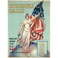 thumbnail image 3 of Halsted, Frances Adams 19x24 Black Modern Framed Museum Art Print Titled - Columbia Calls--Enlist Now for U.S. Army, ca. 1916, 3 of 5