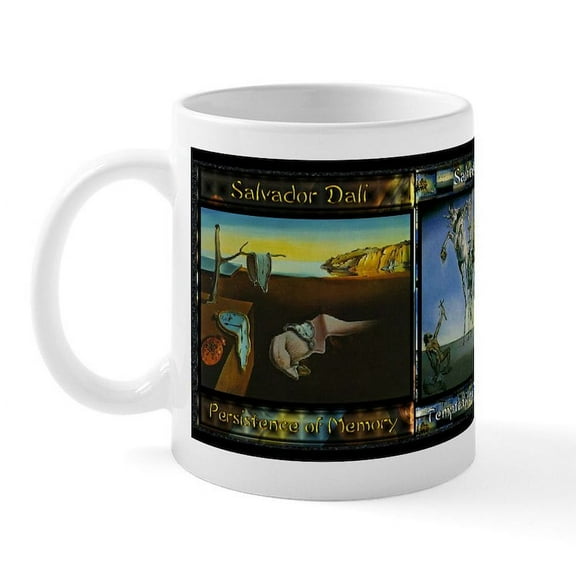 CafePress - Salvador Dali Art Mug - 11 oz Ceramic Mug - Novelty Coffee Tea Cup