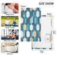 thumbnail image 6 of Yayeee 100% Cotton Hand Towels for Bathroom 16" x 28" Soft Absorbent Kitchen Towel, Blue White Geometric Patterns, 6 of 7