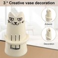 thumbnail image 4 of Cat Flower Vase Mini Handmade Tiny Vases for Home Decor Wedding Birthday Gift Unique Cute, 4 of 5