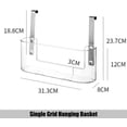 thumbnail image 2 of Over Door Kitchen Cabinet Storage Basket,Cabinet Door Storage Rack Organizer Basket, 2 of 5