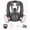 Grey 4006+6001, variant on WAKYFLX Full Face Gas Mask, Gas Masks Survival Nuclear and Chemical with 40mm Activated Carbon Filter and 6001 Filter, Reusable Respirator Mask for Gases, Vapors, Dust, Chemicals(1pcs)