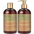 thumbnail image 2 of SheaMoisture Shampoo and Conditioner Set, Manuka Honey, Mafura Oil, Baobab Oil & Fig Extract, Hydrate + Replenish, Vitamin C, Sulfate Free & Hair Color Safe, Deep Conditioning, 13 Fl Oz Ea, 2 of 7