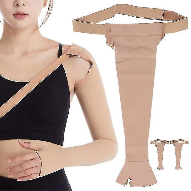 23-32 Lymphedema Compression Arm Sleeve Polyurethane Postmastectomy Support For Anti Swelling Band