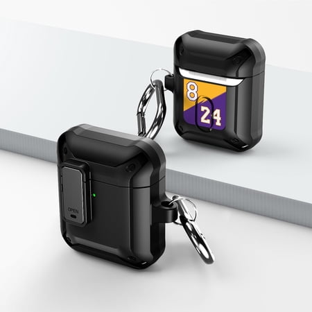 Duo Shield Secure Lock Designed For Apple AirPods Generation 1 & 2 With Hook  Black/Black price history on PriceWatchPro
