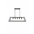 thumbnail image 1 of Living District LD4061D38BK Resolute 5 Light Black Ceiling Pendant, 1 of 1
