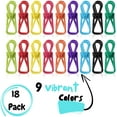 thumbnail image 6 of Utility PVC-Coated Clips, Chip Clips, 18 Pack, 2 Inch, 6 of 9
