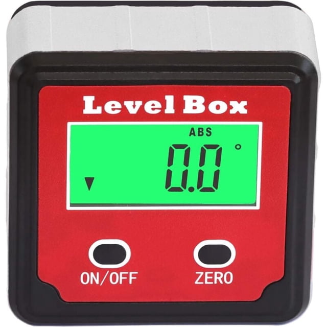 Boîte d'Angle Inclinométrique Numérique Étanche pour Écran LCD, Boîte Biseautée, Boîte d'Angle avec Aimants Intégrés