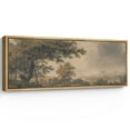 thumbnail image 5 of IDEA4WALL Extra Large Framed Canvas Print Wall Art Pastoral Countryside Landscape with Trees Vintage Art Nature Wilderness Retro Wall Decor Oversized Artwork Relax/Calm for Room Decor - 60"x20", 5 of 5