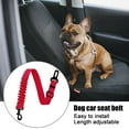 thumbnail image 5 of Eoperou Dog Seat Belt Adjustable Dog Car Harness - Retractable Restraint Dog Seatbelt Leash Nylon Pet Safety Seat Belt Elastic Bungee Buffer, 5 of 8
