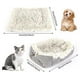 thumbnail image 2 of Cama para gatos semicerrada, redonda, ovalada, sencilla, de forro polar, tipo cueva, para perros y gatos., 2 of 5