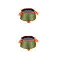 thumbnail image 4 of Sonducket cubo de pesca plegable poliéster contenedor de agua Verde 2Conjunto, 4 of 6