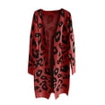 thumbnail image 4 of Suéteres de moda para mujer, cárdigan estampado de manga larga, abrigos de bolsillo para mujer, blusas Fridja  BV0+5596, 4 of 5