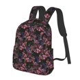 thumbnail image 2 of Daiia Orchids Flowers School Backpack for Men and Women Lightweight Backpack Durable Backpack Water-Resistant,Travel,Work Bag, 2 of 9