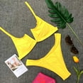 thumbnail image 6 of MSJUHEG Bathing Suit for Women,Bralette Bikini Set,Two Piece Swimsuit,Bathing Suits for Women,2 Piece Bikini Sets,Thong String 2 Piece Bikini Set,Bikini Sets for Women Yellow L, 6 of 7