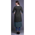thumbnail image 4 of Bimba Robe Kurti Longue Imprimée Tunique Droite Robes pour Femmes Haut Indien, 4 of 5