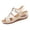 White, variant on IEMIEMIEM Women's Wedge Orthopedic Sandals Comfortable Open Toe Summer Sandals Comfortable Hollow Out Sandal with Arch Support Blue 6.5 Wide