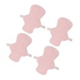thumbnail image 3 of 4 almohadillas menstruales lavables antifugas, transpirables, de algodón puro, respetuosas con la piel, reutilizables, para mujeres, color rosa, 3 of 8