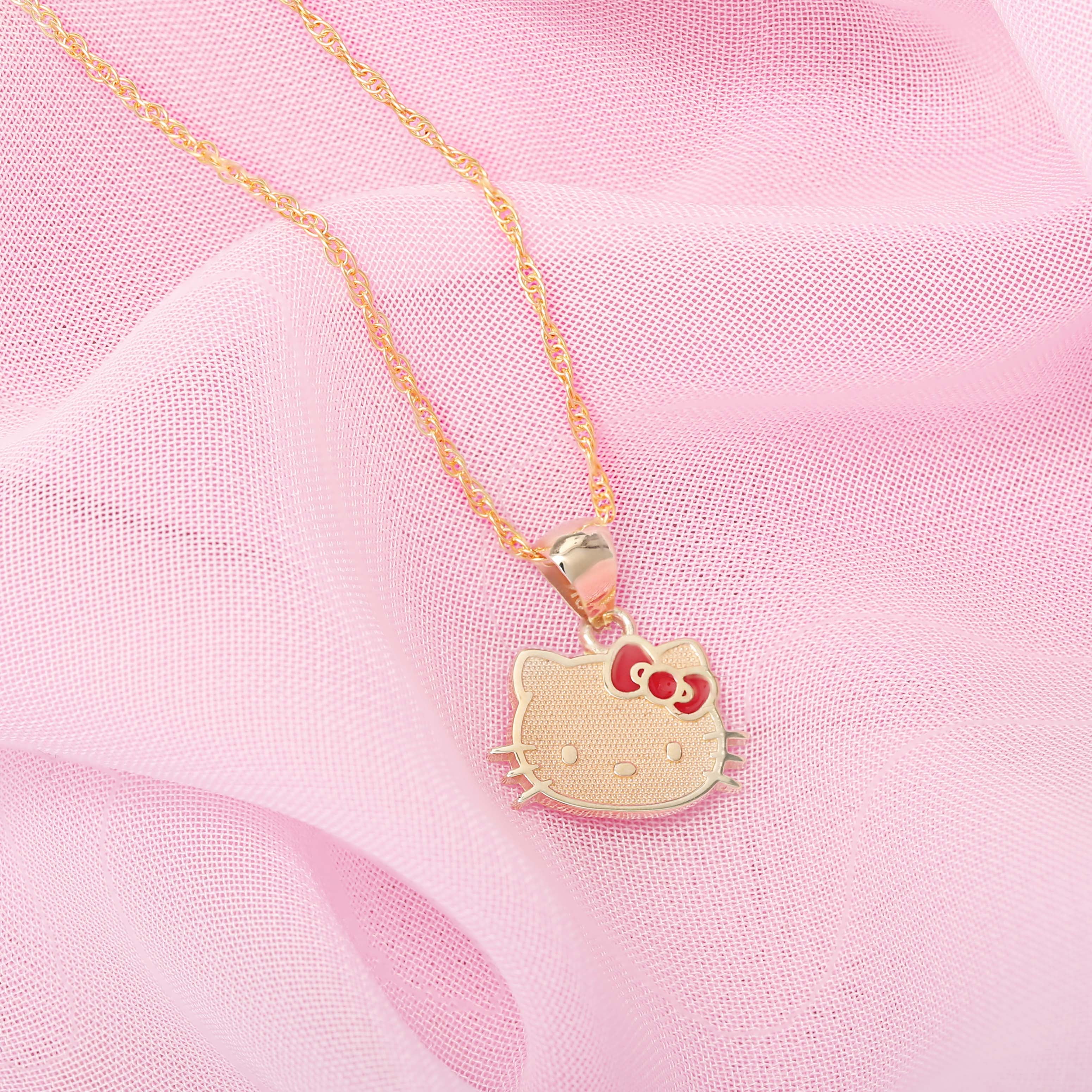 Hello kitty shop gold pendant