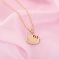 thumbnail image 2 of Sanrio Hello Kitty 10k Gold Pendant Necklace - 18" Gold Kitty Necklace Officially Licensed, 2 of 3