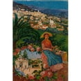 thumbnail image 3 of David Dellepiane 11x14 Black Modern Framed Museum Art Print Titled - Study for Grasse Funicular Travel Poster (circa 1910), 3 of 5