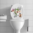 thumbnail image 4 of Binwennn College Dorm Wall Decorations Stickers Self Flower Bird Toilet Sticker Cute Toilet Removable Sticker Bathroom Decorative Wall Sticker, 4 of 8