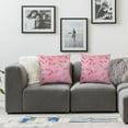 thumbnail image 3 of COMIO  Geometric Throw Pillow Cover Pink Decorative Donut Glaze Confetti Throw Pillow Case Square Cushion Case Home Decor for Sofa Bedroom Livingroom Pillowcase 2pc, 3 of 6