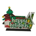 thumbnail image 2 of Fiudx Adornos Navideños de Madera, 5 Diseños Colgantes, Diseños Únicos de Camiones de Muñeco de Nieve de Papá Noel, Ideales para Decorar El Árbol, Etiquetas de Regalo para Fiestas de Invierno, Madera, 2 of 2