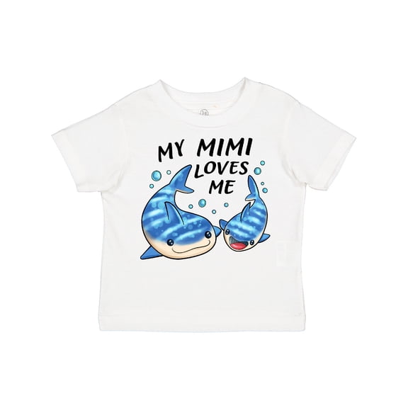 Inktastic My Mimi Loves Me Whale Shark Boys or Girls Toddler T-Shirt
