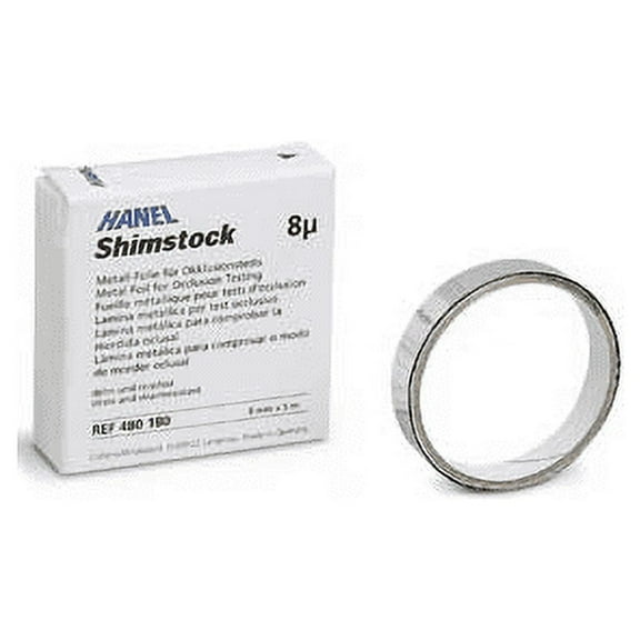 Coltene Whaledent 480180 Hanel ShimStock Dental Occlusion Foil 8 Micron 5/16"