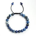 thumbnail image 6 of Z ZACHÉ Natural Stone Braided Rope Bracelet, 8mm Lapis Lazuli Beaded Bracelet for Men, 6 of 6
