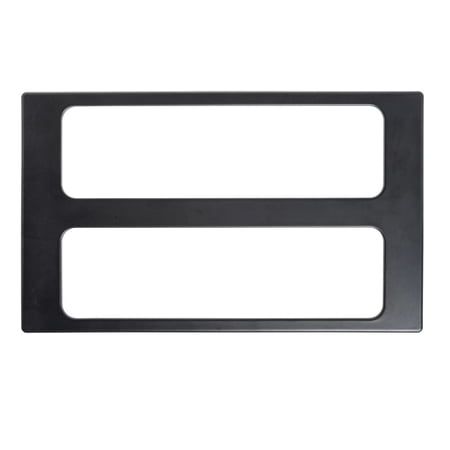 HUBERT® Half Long Size Black Cold Tile - 21"L x 12 3/4"W