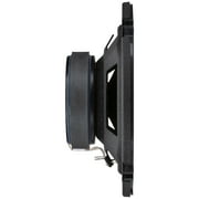 KICKER 48ESC65 - 6.5 inch Coaxial, 230 Watts Peak, 2-Way Car Speakers, Black Grilles, Poly-Blend Cone, 13mm Tweeter, Zero Tweeter Protrusion