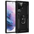thumbnail image 2 of Feishell Hybrid Armor Phone Case for Samsung Galaxy S25 Ultra,Military Grade Shockproof 360 Rotatable Metal Ring Holder Kickstand Support Magnetic Car Mount Dual Layer Protective Phone Cover,Black, 2 of 7