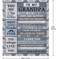 thumbnail image 5 of MMYGU Grandpa Gifts Gifts for Grandpa Unique Gift for Grandpa Grandpa Birthday Gifts Great/Best Grandpa Gifts Grandpa Gifts from Granddaughter Grandson Blanket 60x80in, 5 of 7