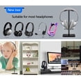 thumbnail image 3 of Seitruly New Bee Soporte para auriculares Soporte Barra de soporte Base Earset Hanger para todos los auriculares Teléfono y Comunicación blanco, 3 of 3