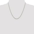 thumbnail image 5 of White Sterling Silver necklace Rolo chain 20 in 2 mm, 5 of 5