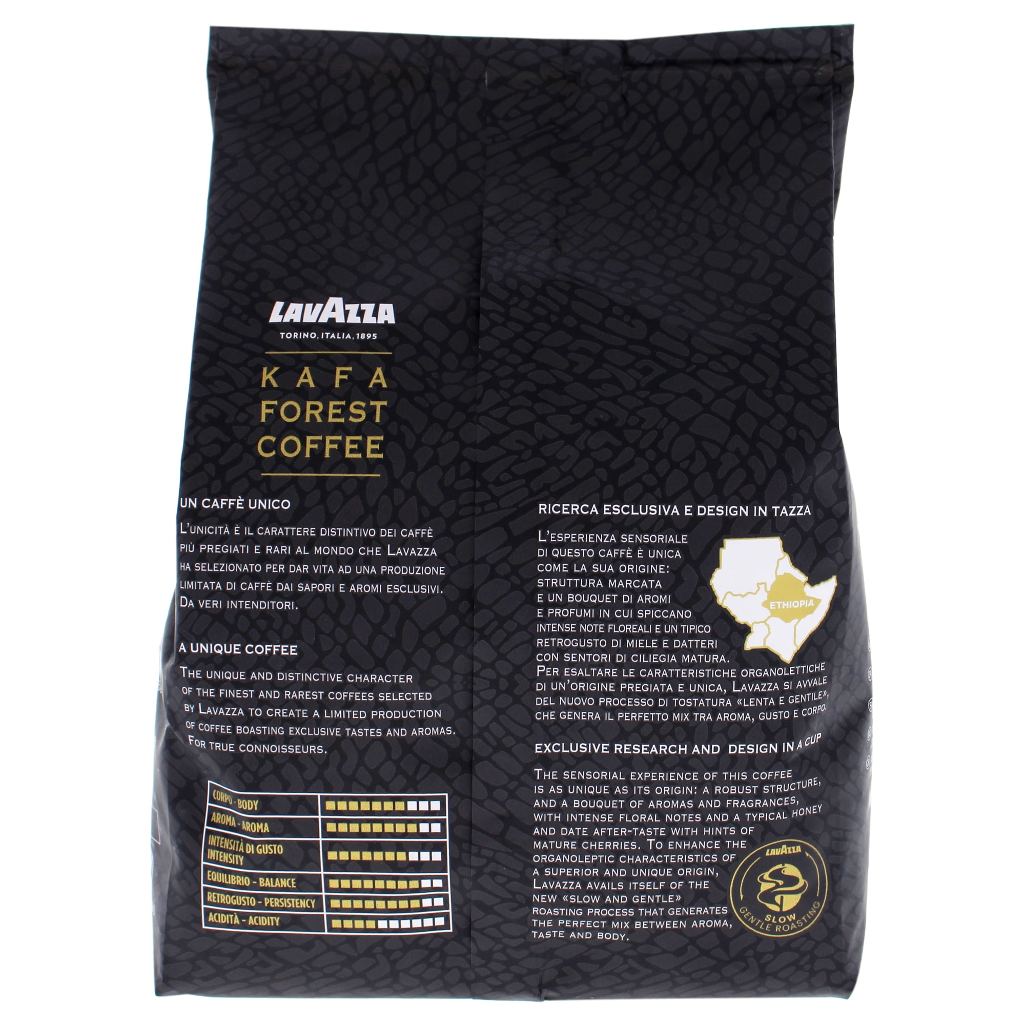 Lavazza Kafa Whole Bean Coffee, 100% Arabica, 1.1 lb Bag (Pack of 1)