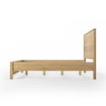 thumbnail image 3 of Camaflexi King Size Baja Bed Frame, Solid Wood, Rustic Barnwood Finish, 3 of 8