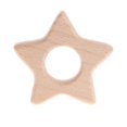 thumbnail image 1 of Juguete mordedor de madera con forma de estrella para aliviar el dolor de dentición de bebés recién nacidos., 1 of 5
