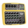 thumbnail image 2 of Muslady B6 Mezclador de Audio Portátil de 6 Canales Consola de Mezcla USB Soporta Conexión BT con Tarjeta de Sonido Incorporada 48V de Alimentación Phantom, 2 of 7