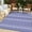 Blue & White, variant on NAWAY Waterproof Outdoor Rug 9x12 ft, Reversible Plastic Patio Rug, UV Resistant Straw Camping Mat with Carry Bag for RV Beach Deck Backyard, Black & White