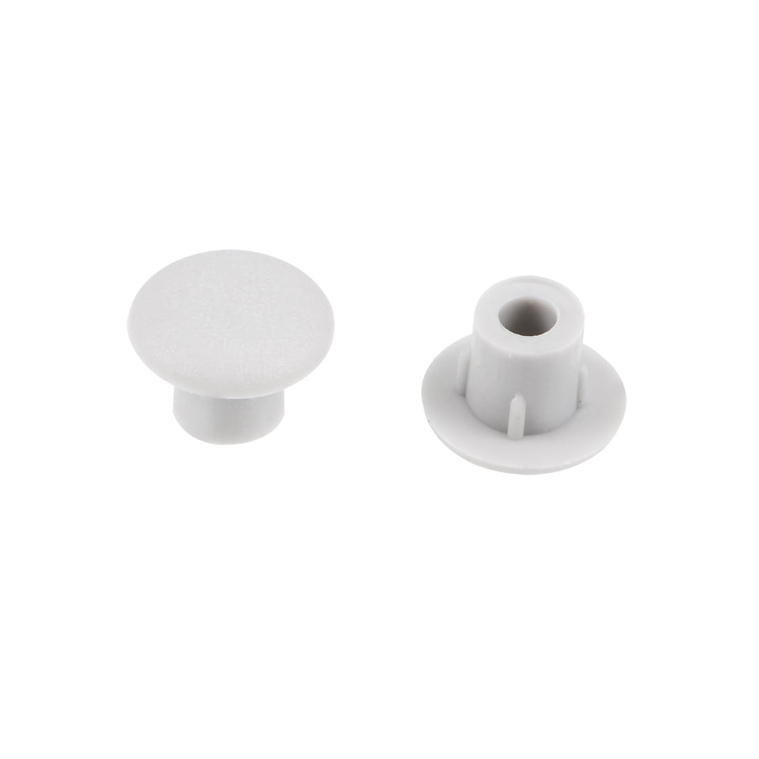 50Pcs Screw Caps Covers Flush Type Hole Plugs Button Tops for Cupboard Shelf USA 