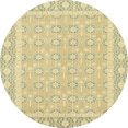 thumbnail image 1 of Ahgly Company Indoor Round Abstract Copper Green Oriental Area Rugs, 8' Round, 1 of 6