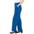 thumbnail image 3 of Woman Within Plus Size Wide-Leg Velour Pant, 3 of 4