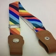 Clearance! Buckle Belts Adjustable Elastic Belts Stretch Striped